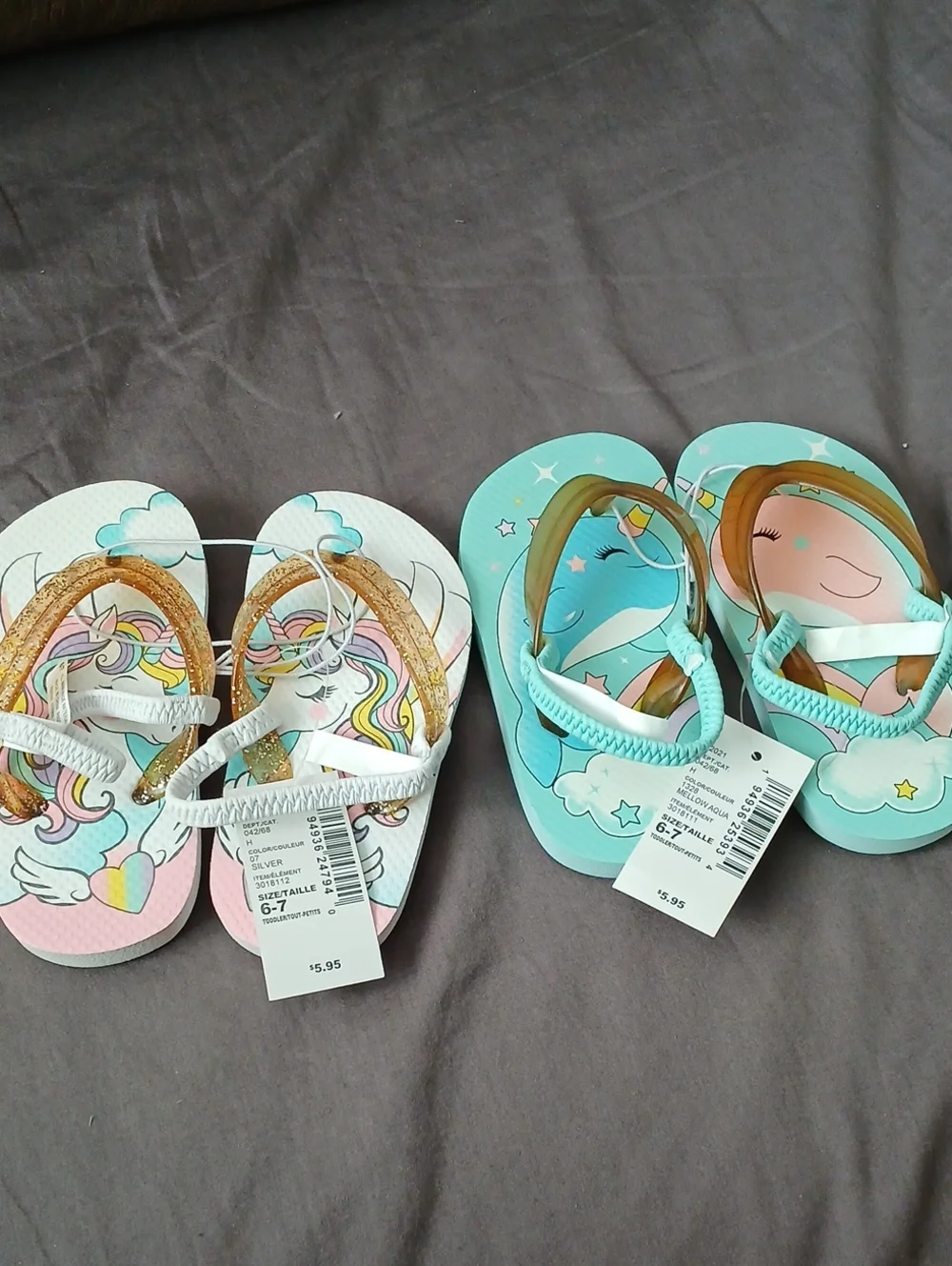 The Children's Place Toddler Girl Flip Flop Lot
